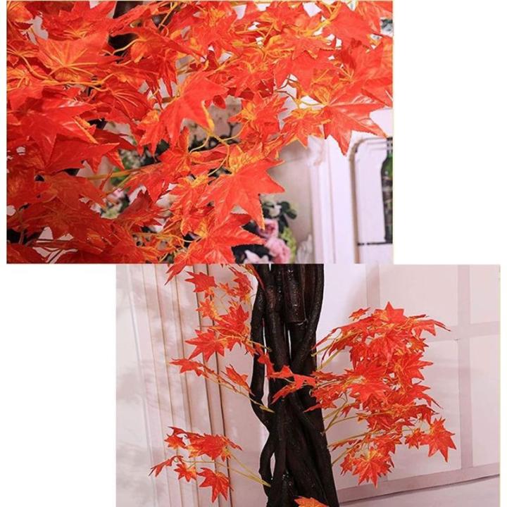 Kunstmatige Kersenbloesem Bomen Kunstmatige Rode Esdoorn Interieur Decoratie Modellering Boom Winkelcentrum Hotel Landschap voor Bruiloft Ceremonie Home Decor Zijde Sakura Bloemen 