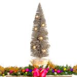 Weihnachtsbäume Für Den Tisch, Weihnachtsbaum, Miniatur Kiefern Weihnachtsbäume, NI Tannenbaum Klein, NI Grün Weihnachtsbaum Mit Schneeeffekt, Tischdekoration