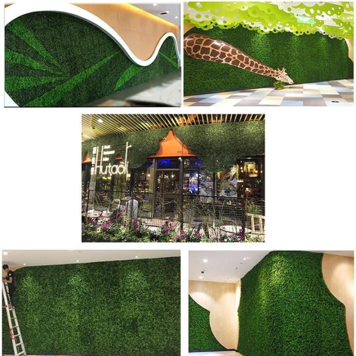 Kunstgras, plantenpanelen, heg, kunstmatige tuin, grasmat, gazon, gras, planten, muurhek, landschapsdecoratie, gras, tapijt, vloermat voor binnen, buiten, tuin, terras, balkon (40 
