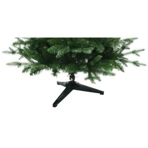 24019 120 cm pop-up snel op te bouwen kerstboom (Ø ca. 86 cm) PE/PVC kunstmatig met 979 takpunten, moeilijk ontvlambaar, onechte dennenboom incl. metalen kerstboomstandaard