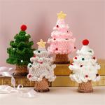 Künstlicher Weihnachtsbaum Tannenbaum Christbaum Tanne Unecht Weihnachtsdeko, Naturgetreue Spritzguss Elemente Christbaumschmuck (Rosa,Stern)
