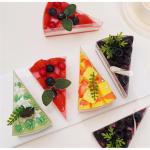 Fake Kuchen künstliche Kuchen Faux Slice Cake Künstliche Desserts Shop Kuchen Display Modell Für Home Decor Fotografie Requisiten Realistisches Essen(A)