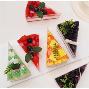 Fake Kuchen künstliche Kuchen Faux Slice Cake Künstliche Desserts Shop Kuchen Display Modell Für Home Decor Fotografie Requisiten Realistisches Essen(D)