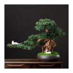 Künstlicher Bonsai-Baum Bonsai-Baum, künstlicher Wacholder-Bonsai, künstlicher Bonsai-Baum, Dekor, Schreibtischpflanzen for Zuhause, Büro, Vitrine, Innendekoration, Desktop-Dis