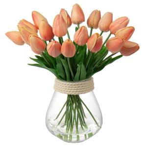 10 stuks kunstbloemen, kunstbloemen, tulp, kunstbloemen, tulp, bloemenboeket, latex, bloemen, zijde, tulp, real-touch, voor thuis, feest, bruiloftsboeket, tuindecoratie