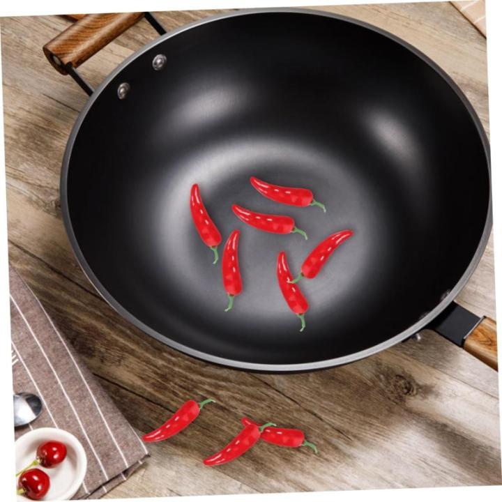 20 Stück Simulation Paprika Modell Gemüse Dekorationen Für Shop Simulation Paprika Falsche Chili Künstliche Paprika Spielzeug Requisite Simuliertes Chili Fake Chili Foto Requis