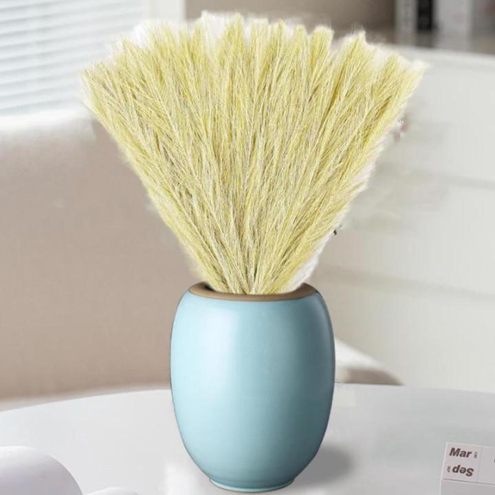 Künstliches Pampasgras, 30 Stück, natürliches getrocknetes Pampasgras für Vase, Pampasgraspflanze für Blumenstrauß, Phragmiten, Hochzeitsdekoration