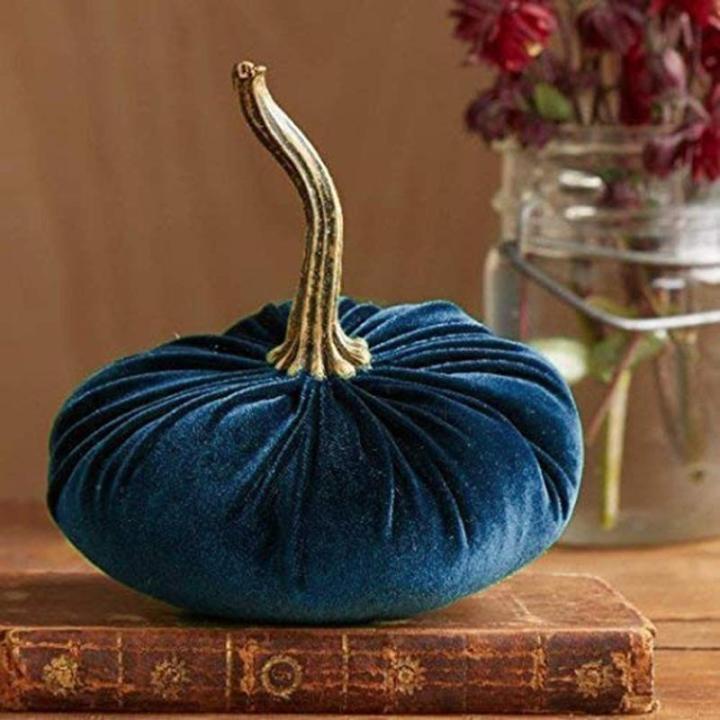 Deko Kür bis Samt Her b st Dekoration Kür bis Her bstdeko Kü rbis Tischdekoration Halloween Erntedankfest Dekoration, Handgemachte Super Weicher Gefüllter Kür bis Thanksgiving