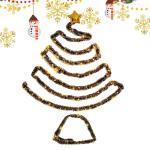 Hängender Weihnachtsbaum, Wand-Weihnachtsbaum | Hängender beleuchteter Weihnachtsbaum - Weihnachtsdekoration, Partys, dekoratives Zubehör, platzsparender Baumschmuck zum Aufhän