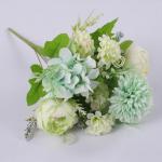 Kunstbloemen, 14 boeketten van kunstpioenrozen, kunstbloemen, kunstbloemen, kunstbloemen, voor feest, eettafel, raam, huis, bruiloftsdecoratie 1010