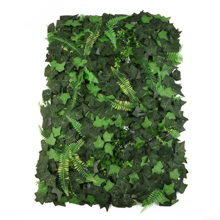 Kunstmatig gazon kunststof gesimuleerde plantenmuur voor familie, hotels, woonkamer, café 40 x 60 cm (voor Perzisch model)