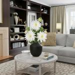 3 stuks witte kunstmatige dahlia's, 75 cm kunstzijden bloemen met lange steel voor bloemstukken, faux dahlia's bloemen voor doe-het-zelf bruiloft party middenstuk huis kantoor deco
