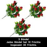 30 stuks met groene bladeren, bruiloft als echte decoratie, bloemen voor bruiloft, thuis, knutselen, scrapbooking, decoratie, 1311