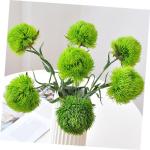 2St kunstpflanze kunstplflanze dekoring pflanzendeko blumenvasen falsche grüne Stiele Buchsbaum Kugel zimmerpflanzen Pflanzen dekor Büro künstliche Pflanzen Weich-PVC Light Gree