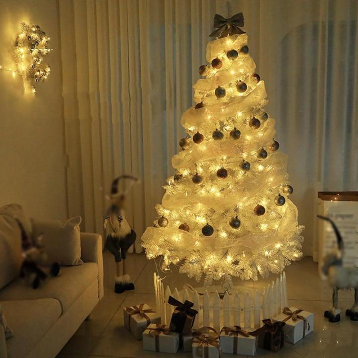 Künstlicher Weihnachtsbaum Weißer Weihnachtsbaum Fichte Tannenbaum Künstlich mit Stabilem Metallständer, Christmas Tree für Festliche Weihnachtsdekoration(180CM/6FT)