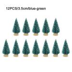 12 Stück Weihnachtsbaum aus Sisal Seidenzeder Miniatur Kiefer Flaschenbürstenbäume künstlicher mattierter Sisal-Weihnachtsbaum für die Weihnachtsdekoration,Tischdekoration