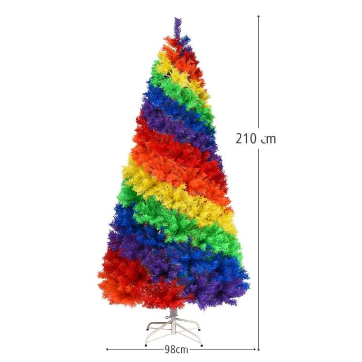 Weihnachtsbaum künstlicher Baum, Künstlicher Regenbogen-Weihnachtsbaum