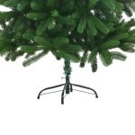 Künstlicher Weihnachtsbaum mit Beleuchtung Kugeln Tannenbaum Christbaum Tanne Unecht Weihnachtsdeko 210 cm Grün