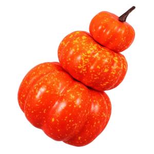3st Schaumkürbis Halloween-kürbis-Ornamente Realistisches Kürbismodell Obstsammelfiguren Simulationskürbis Gestapelte Künstliche Kürbisdekoration Gestapeltes Kürbisdekor Ora