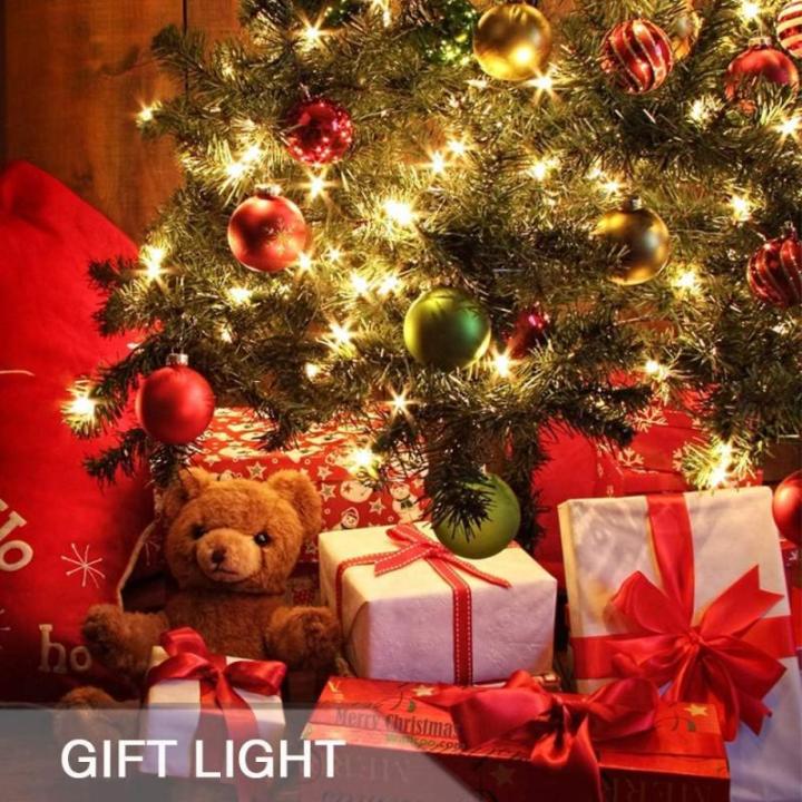 Kerstverlichting, 20M 200 LED Koperdraad Lichtslingers en Buiten Waterdicht 8 Modi Lichtslingers met Stekker Garland Licht voor Thuis, Feesten, Bruiloft, Kerstmis, Warm Wit