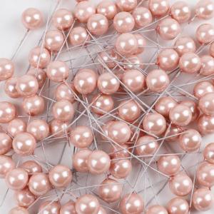 100 Stück Künstliche Beeren 12mm,Dekorative Beerenstiele,Beeren Früchte,für DIY Handwerk Dekoration,Weihnachtsbaum Weihnachtskranz Tischdeko,Hochzeit,Home Decoration,Champagner