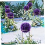 2st Eukalyptus-grasball Dekorative Kugeln Formschnittball Pflanzen Decke Grasball Künstliche Pflanzen Für Den Innenbereich Künstliche Formschnittpflanze Graskugeln Plastik Viole