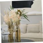 4 stuks gesimuleerde ginkgo biloba eucalyptus stengels namaakplantenornamenten kunstmatige takken kunstmatige eucalyptus stam eucalyptus stengel decor kunsttakken ijzer goud