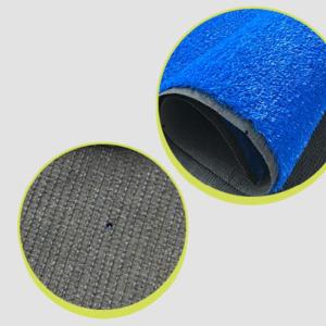 Kunstrasen 78,7 Zoll Blauer Kunstrasen, Grasstärke 20 mm, Dicker synthetischer Rasenbalkonteppich, perfekt für den Innen- und Außenbereich, Kunstrasenteppich (Größe: 2 x 1,5 m