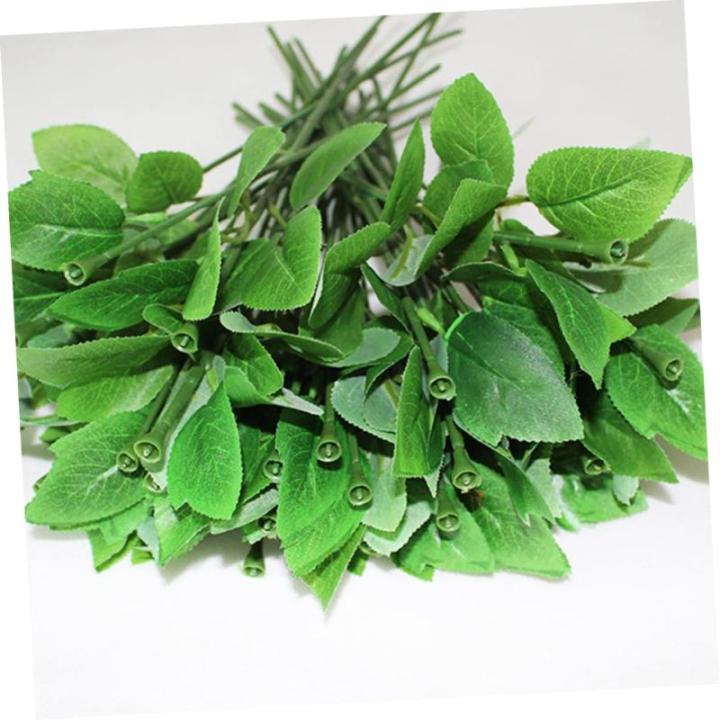 200 STK Rosenstiel künstliche blüten Artificial Garden Decoration Geschenkideen künstlicher Eukalyptus hojas künstliche Rosen Blumenstieldraht simulierte Blumenstiele Draht.