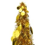 Künstlicher Pop-Up-Weihnachtsbaum Künstlicher Weihnachtsbaum Christbaum Tannenbaum Kunstbaum Weihnachten für Weihnachtsdeko Golden 150 cm PET
