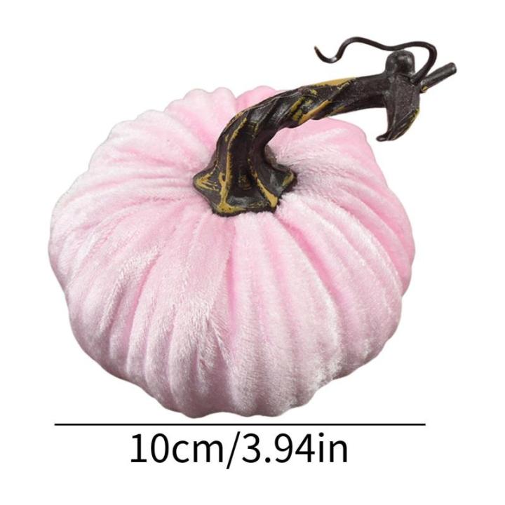 Samtkürbisse - Samtkürbisse, dekorativer aus Schaumstoff | 10 cm / 3,9 Zoll künstliche bunte Kürbisse Foto Dekoration für Zuhause