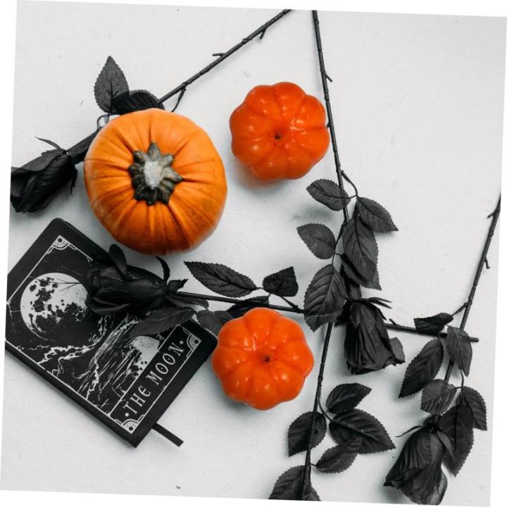 400 STK Kürbis Dekoration Halloween-miniaturen Halloween-tischdekorationen Orangefarbenes Dekor Dekorative Kürbisse Falsches Obst Künstlicher Herbstkürbis Fälschung Zinn Pu-kl
