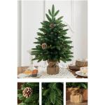 Mini-Weihnachtsbaum aus PE, gemischt, für den Schreibtisch, Weihnachtsbaum, Schneebaum, Ornament, Party-Ankleide, luxuriöses Weihnachtszubehör (Farbe: A, Größe: 45 cm)