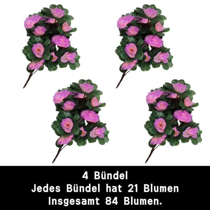 Artificial Flowers 33 cm Kunstpflanzen Kunstblumen Deko Blumen Künstlich Künstliche Blumen Pflanzen für Hausgarten Geburtstag Party Home Wedding Dekor 0512