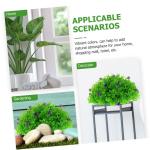 4 Stück Dekorative Grasbälle Für Den Garten Simulationspflanze Formschnittkugeln Künstlicher Buchsbaum Kunstrasenball Künstliche Formgehölze Pflanzen Grasball Kunstpflanze Pl