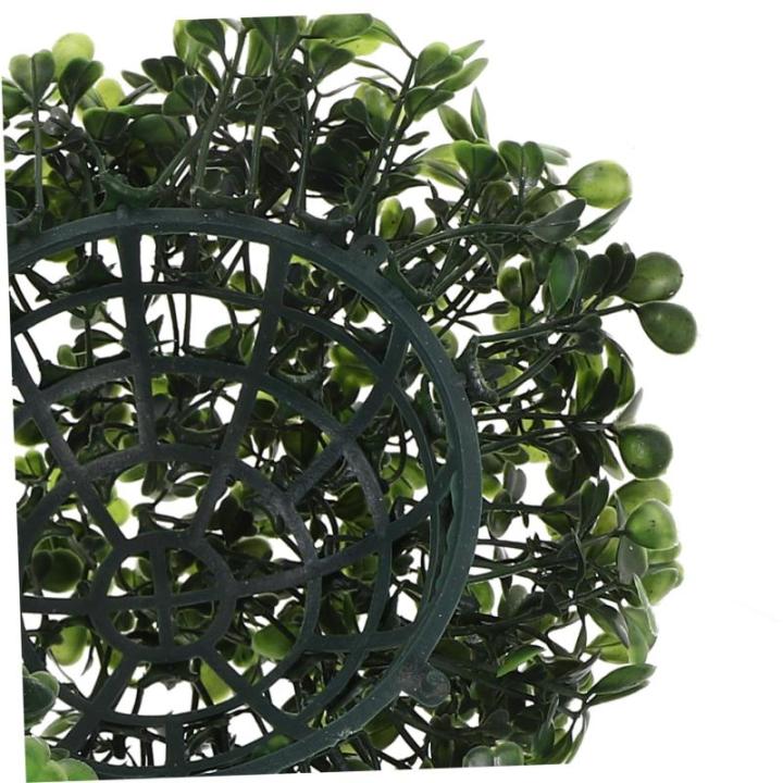 2st Simulierter Mailänder Ball Rundes Kunstgrün Nachgemachter Grasball Simulation Grasball Hängender Grasball Künstliches Aufhängen Hängendes Gras Gartenkugeln Plastikblume G