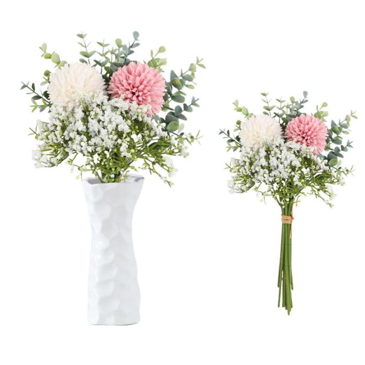 Artificial Flowers 1811 Kunstbloemen, realistische paardenbloemtakken, voor thuis, tuin, bruiloft, feest, decoratie
