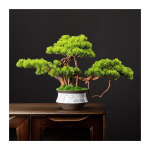 Künstlicher Bonsai-Baum Künstliche Bonsai-Baumpflanzen, gefälschter Bonsai mit Keramiktopf, künstliche Innendekoration, Bonsai-Topfpflanze for Zuhause, Büro, Schreibtisch, Tis