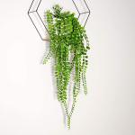 x2 nepplanten kunstmatige planten indoor hangende planten in plastic plantenpotten faux planten voor binnenshuis decoratieve kunstmatige flora kunstmatige indoor opknoping planten