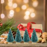 12 Weihnachtsbaum Deko Tannenbaum Für Tisch Miniaturkiefern Sisalbäume Künstlicher Christbaum Miniatur Tannenbaum Christbaum,Weihnachtsdeko