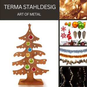 Edelrost decoratie kerstboom massieve bodemplaat handgemaakt kwaliteit Duitsland hoogte 74 cm kerstboom metaal roest dennenboom, kerstdecoratie roest-look, metalen kerstboom groot