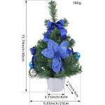 Weihnachtsbaum Geschmückt Weihnachtsbaum Klein Geschmückt Weihnachtsdeko Mini Geschmückter Weihnachtsbaum Künstlich Kleiner Weihnachtsbaum Tisch Tannenbaum für Weihnachten Dek