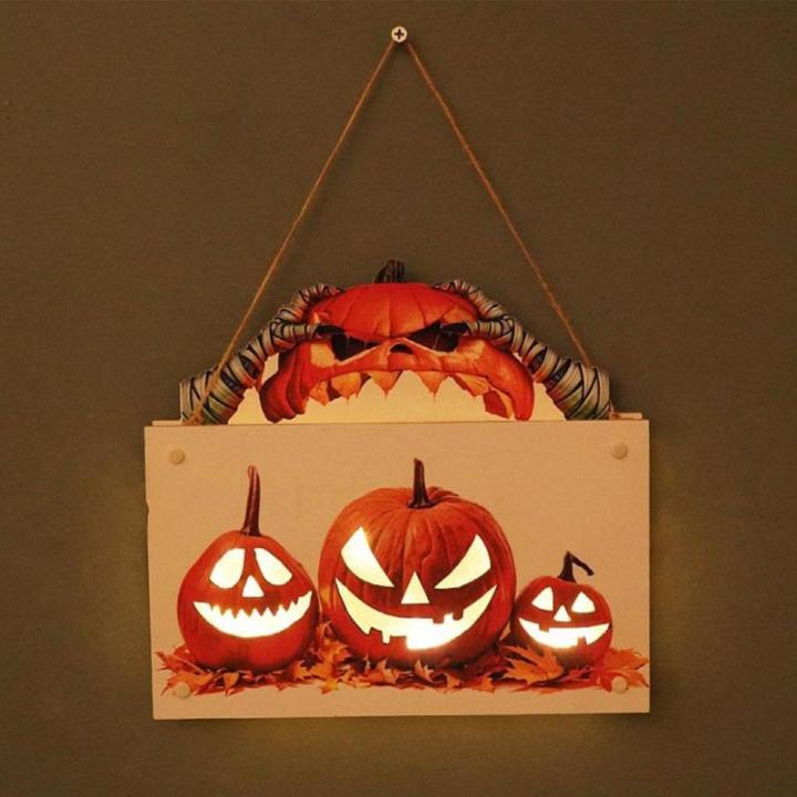 Kürbisschild Outdoor-Wandkunst | Kürbisschild Rustikale Wohndekoration | Rustikale Heimdekoration mit Seil, bedruckte Halloween-Veranda-Dekorationen (Wsgp 01a Kürbis)