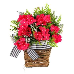 Künstliche Blumenbehänge, schöne Blumenkörbe, Frühlingskranz, Dekoration, Blume für Outdoor-Dekorationen