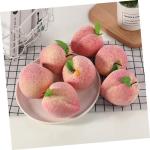 1 Satz Künstlicher Pfirsich Künstliches Obst Gemüse Heimdekoration Künstliche Früchte Ornamente Realistische Pfirsich Requisite Simulierte Obstmodelle Falsche 10 Stück