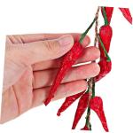 15 STK Chili-Pfeffer-Modelldekoration künstliche Pfefferpflanzen künstliche Limetten Abs wandverkleidung Wand polsterung Spielzeug künstliche Pflanzen Simulation Pfeffer Schaum 