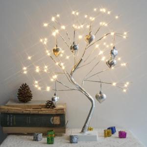 Lichtboom lichttakken voor binnen, 108 warmwitte leds, boompjes, bonsai-licht, decoratie, verstelbare takken, USB/batterijvoeding, boomlamp, decoratieve boom, verlicht boomverlicht