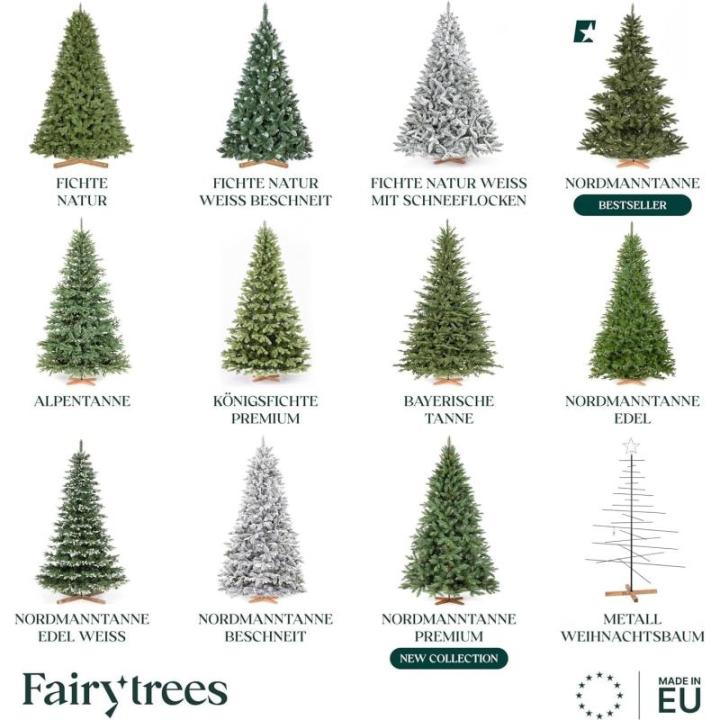 Nordmann Slim Premium Kunstkerstboom, 150 cm, houten dennenboom, Made in EU, kunstkerstboom met natuurgetrouwe spuitgietelementen