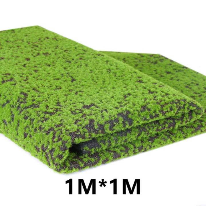 Künstliche Moosmatte, künstlicher Gras-Teppich, künstlicher Moosrasen, realistischer Gras-Teppich, Hochzeit, Weihnachten, Balkon, Garten, Rasenteppich, Moosmatte für Zuhause, T