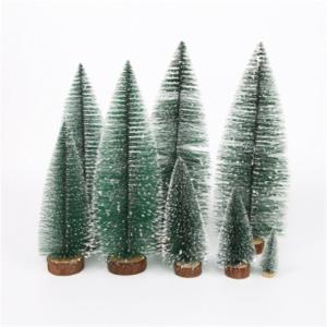 Weihnachtsbaum Christbaum Weihnachtsbaumdekoration, Kleiner Flaschenbürstenbaum, Desktop-Weihnachtsbaum Künstlicher Weihnachtsbaum(25cm)